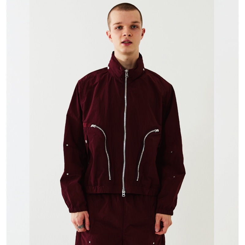 TAUPE / RIPSTOP STAND ZIP JACKET