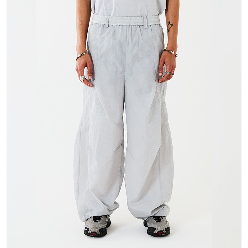 TAUPE / RIPSTOP STAND PARACHUTE PANTS