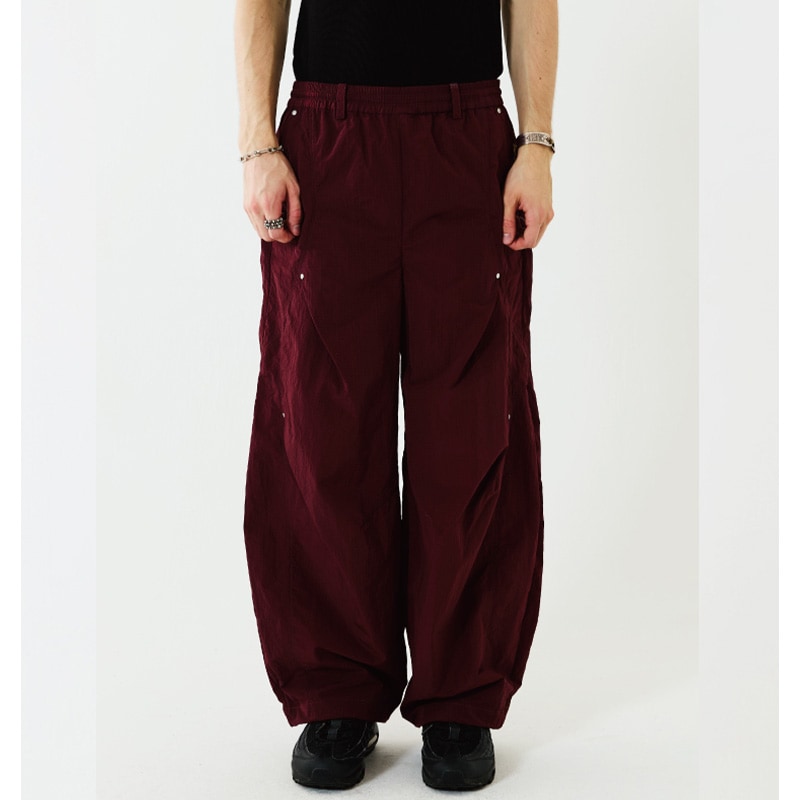 TAUPE / RIPSTOP STAND PARACHUTE PANTS
