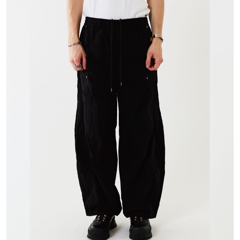 TAUPE / RIPSTOP STAND PARACHUTE PANTS