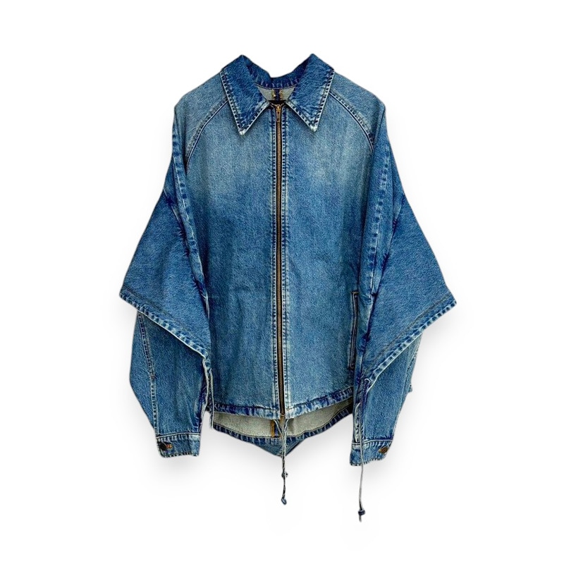 EGONLAB / HOODED DENIM JACKET