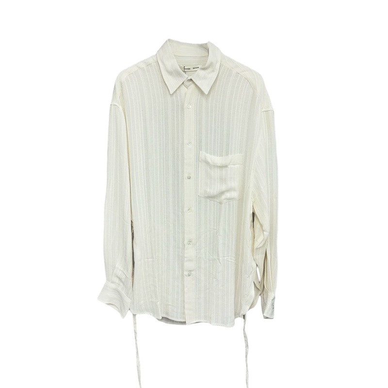 CMMN SWDN / CS Relaxed Fit Shirt with Side Ribbon