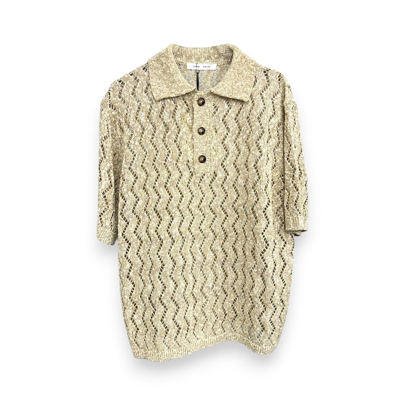 CMMN SWDN / CS Pointelle Knit Polo