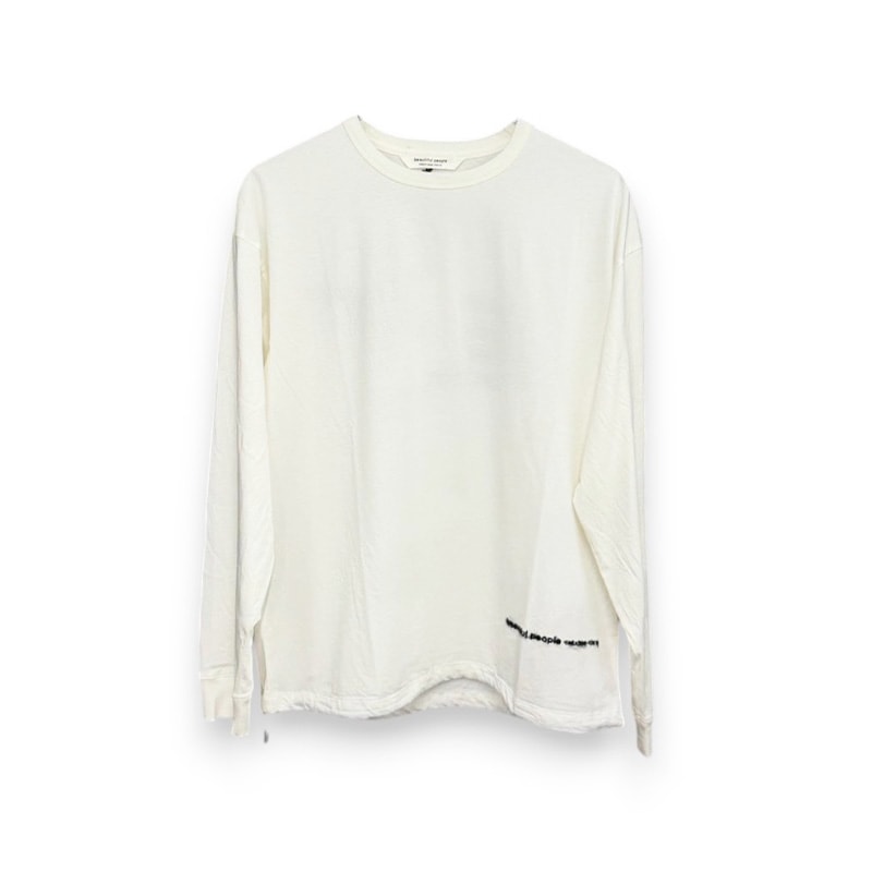 beautiful people / ELS cotton jersey AtoZ embroidery T