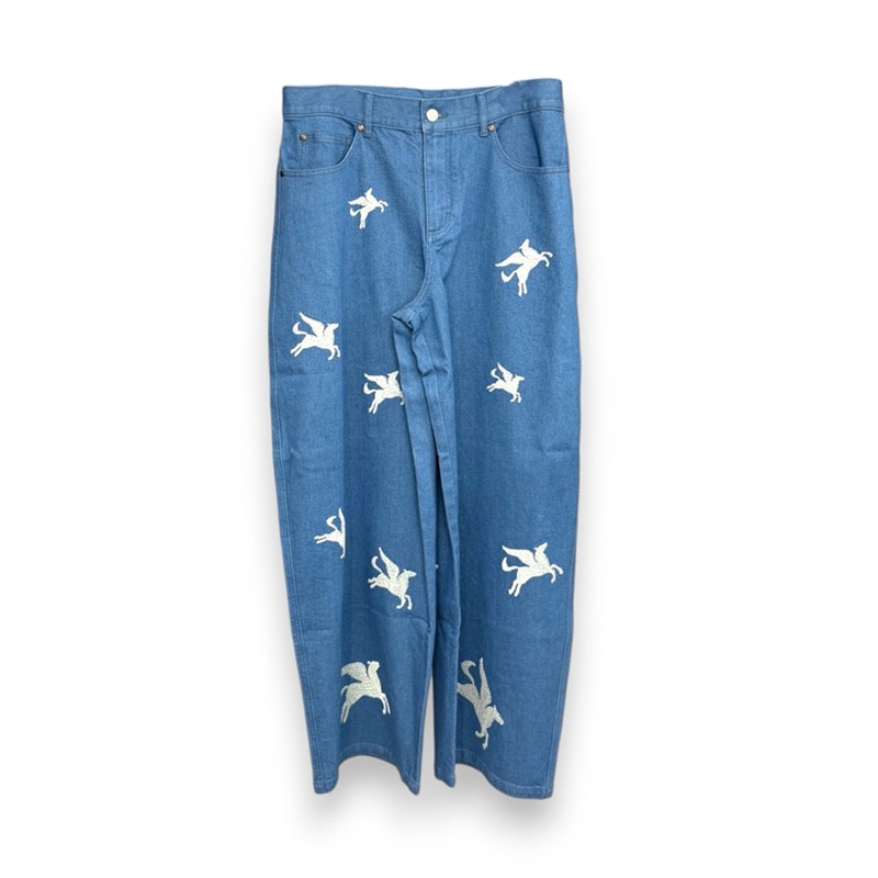 8 on 8 / Pegasus Embroidered Jeans