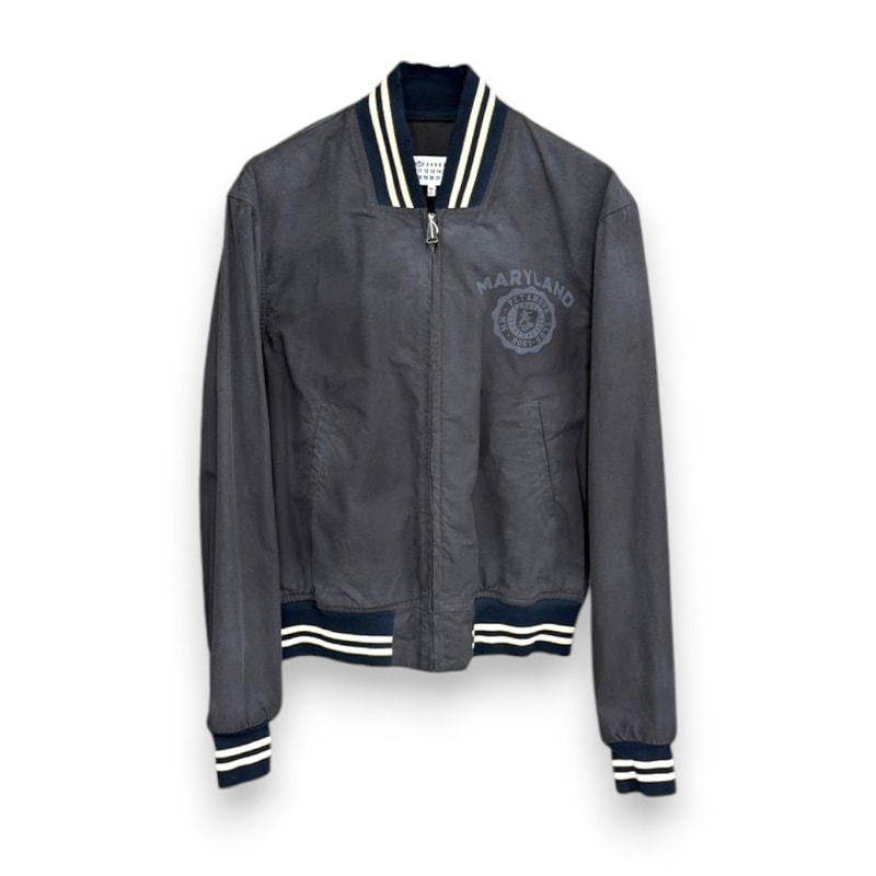 Maison Margiela / Denim varsity caban jacket