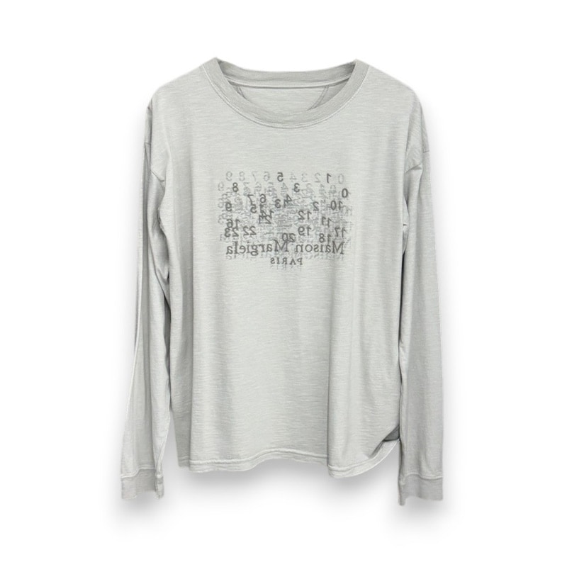 Maison Margiela / Cotton Numerical Long T-shirt