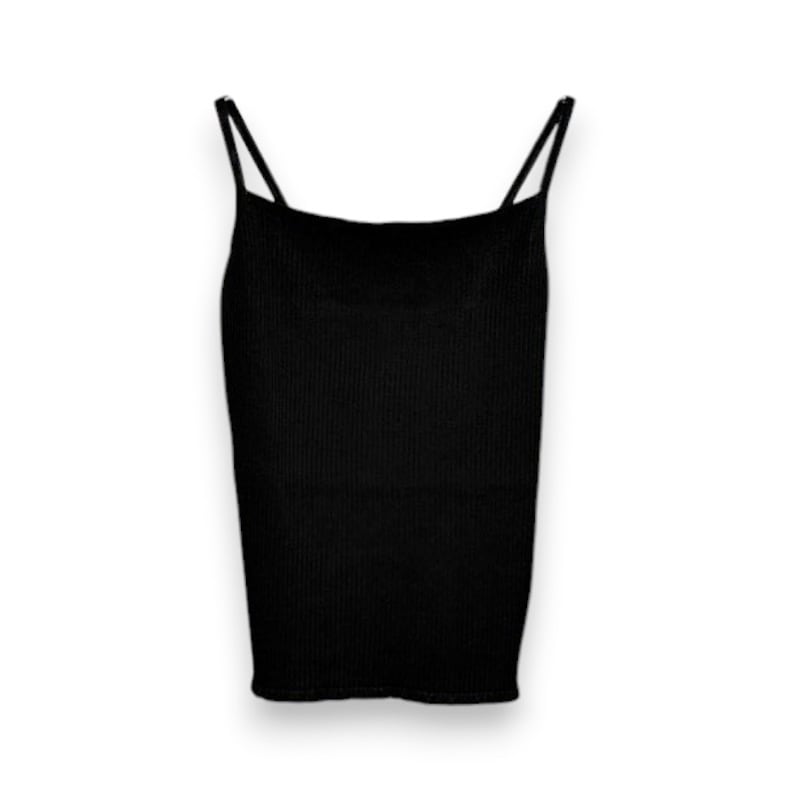 TAN / TAN FRLL RIB CAMISOLE