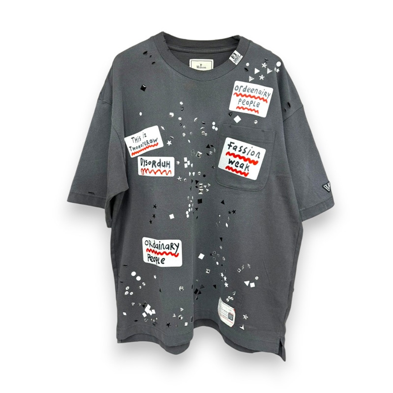 Maison MIHARA YASUHIRO / MMY EMBELLISHED STICKER TEE