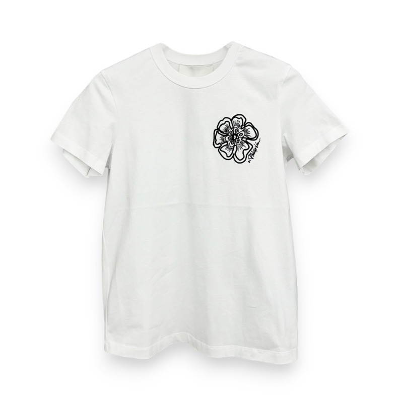 3.1Phiillip Lim / PH FLOWER EMBROIDERED T-SHIRT