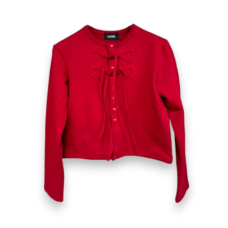 soduk / sd ribbon cardigan