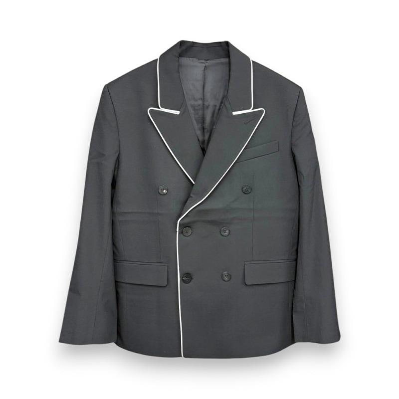 ERNEST W. BAKER / Trim Six Button Double Breasted Blazer