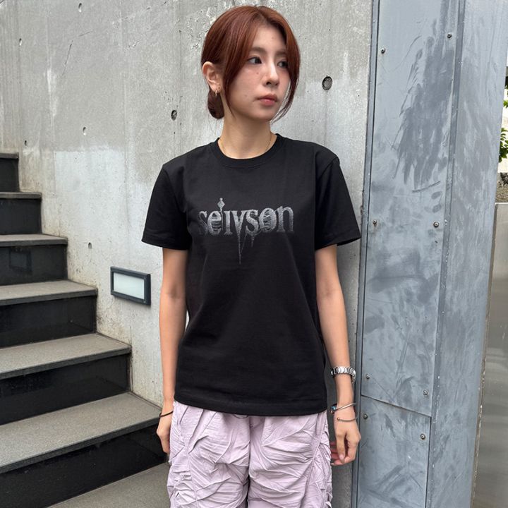 seivson / 3D Fiber Vein Skeleton Logo Tee