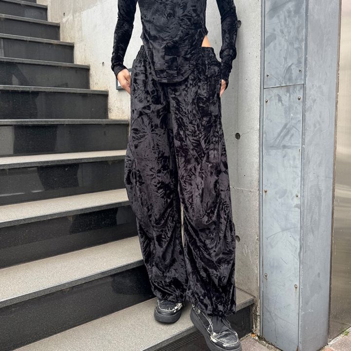 seivson / Origami-Patterned Satin and Moon-Print Tulle Panel PANT