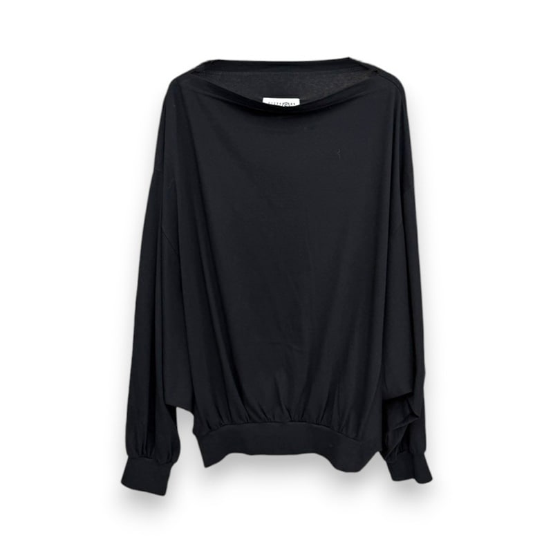 MM6 / Long-Sleeve Asymmetrical Top
