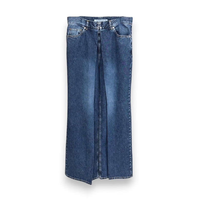 JOHN LAWRENCE SULLIVAN / JLS WASHED DENIM WIDE PANTS