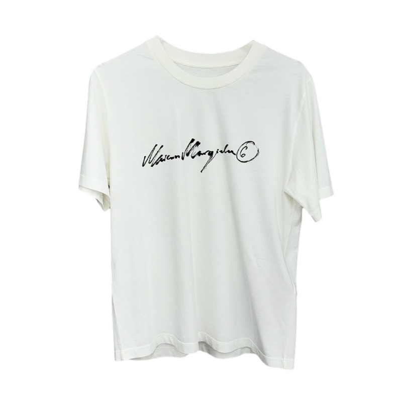 MM6 / Overdyed Script-Print T-Shirt