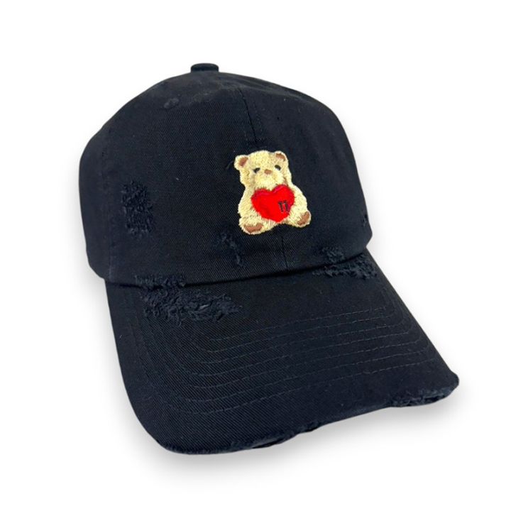 WE11DONE / DISTRESSED BASEBALL CAP