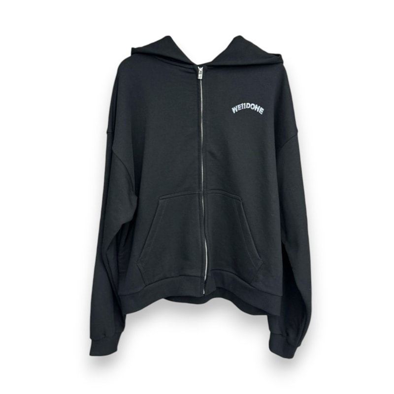 WE11DONE / TEDDY DRAWING HOODIE ZIP-UP