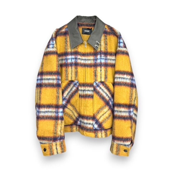 WE11DONE / CHECK PATTERN JACKET