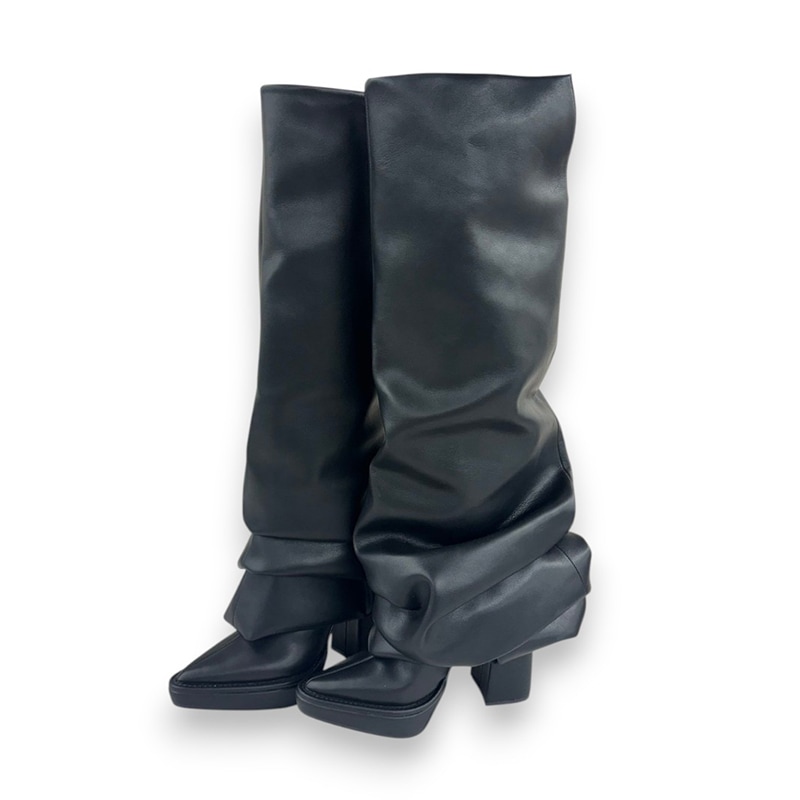 POOLDE / Melted Thigh Boots