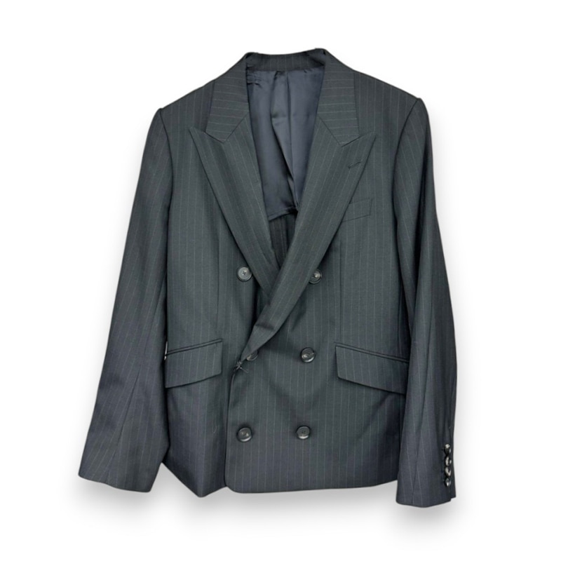 SUBLATIONS / STRIPE WOOL DOUBLE BREASTED JACKET.16