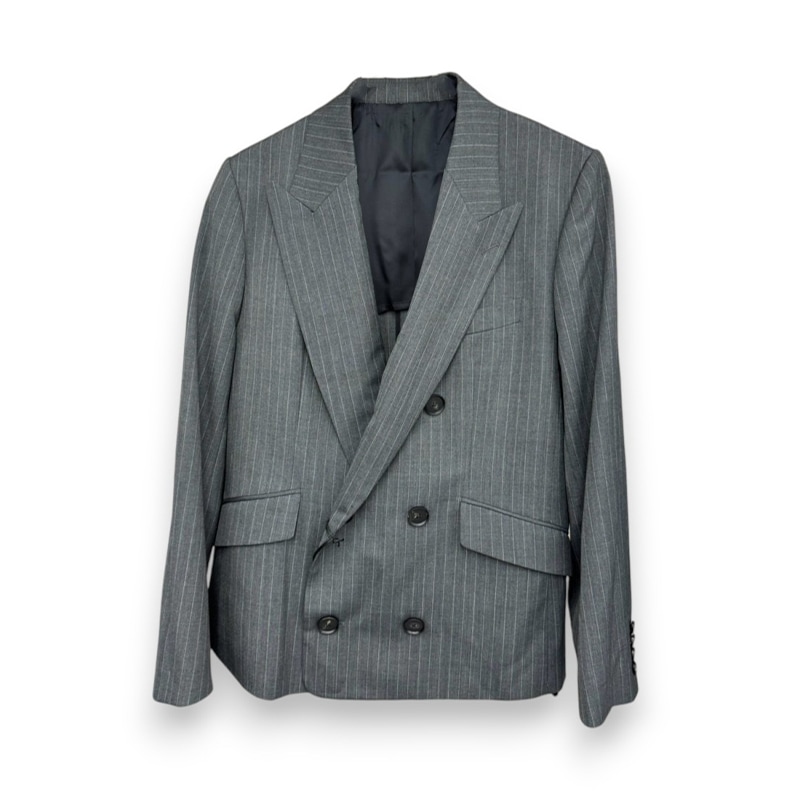 SUBLATIONS / STRIPE WOOL DOUBLE BREASTED JACKET.16