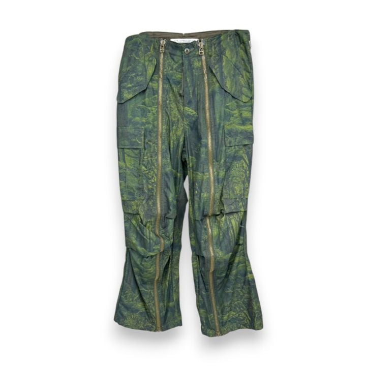 JOHN LAWRENCE SULLIVAN / TREE CAMO ZIPPED CARGO PANTS