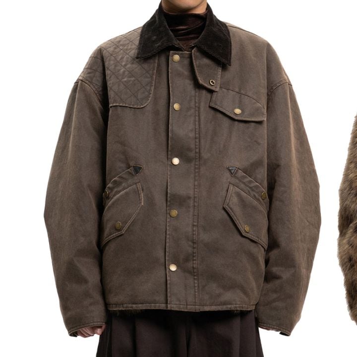 Fengchu様 Feng Chen Wang / FCW Oversize Neoprene Zip Up Hoodie | MENS