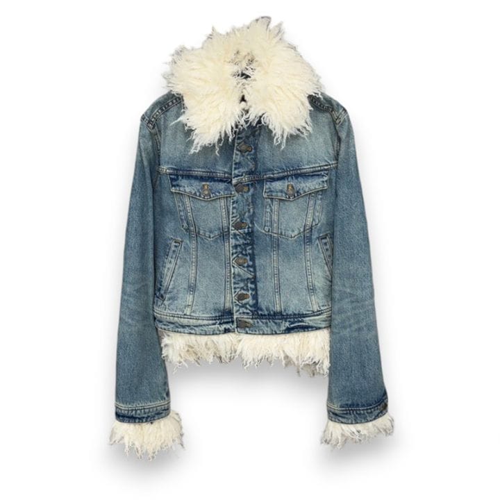 EGONLAB / FUR DENIM JACKET