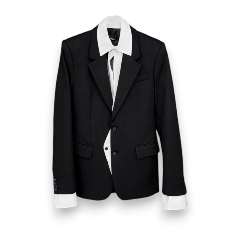EGONLAB /SIMPLE BREASTED JACKET