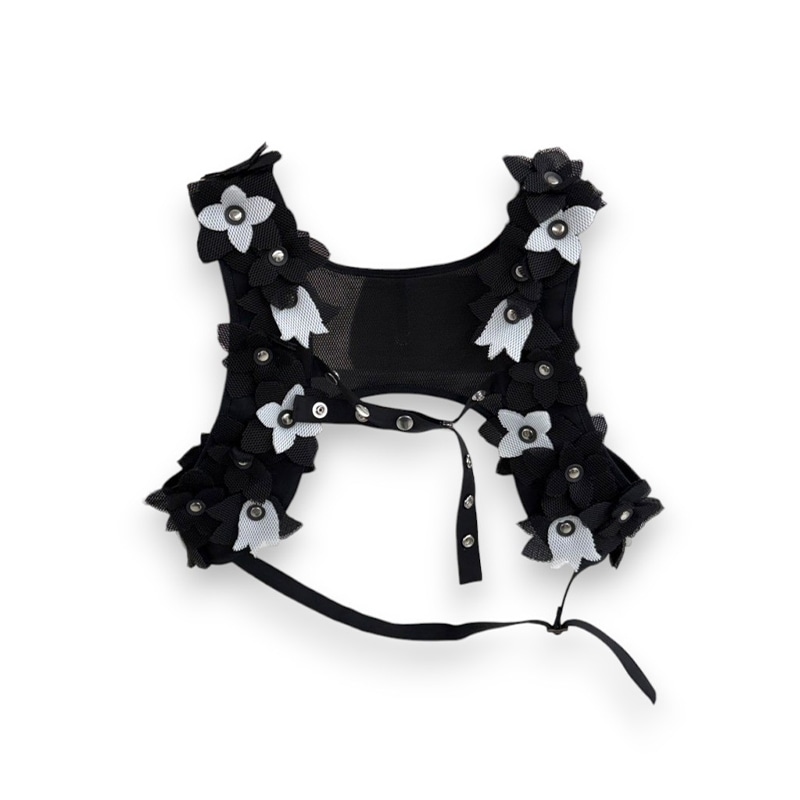 yuhsi / Flower herness (black) 