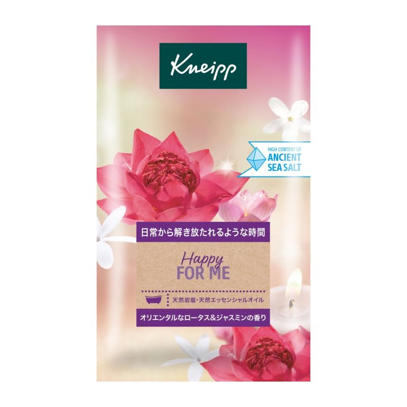 クナイプ　バスソルトハッピーフォーミーロータス＆ジャスミン　50g　入数：108個　単価：160円