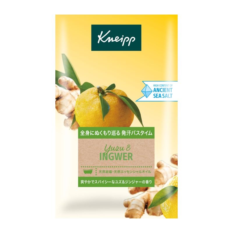 クナイプ　バスソルトユズ＆ジンジャー　50g　入数：108個　単価：160円