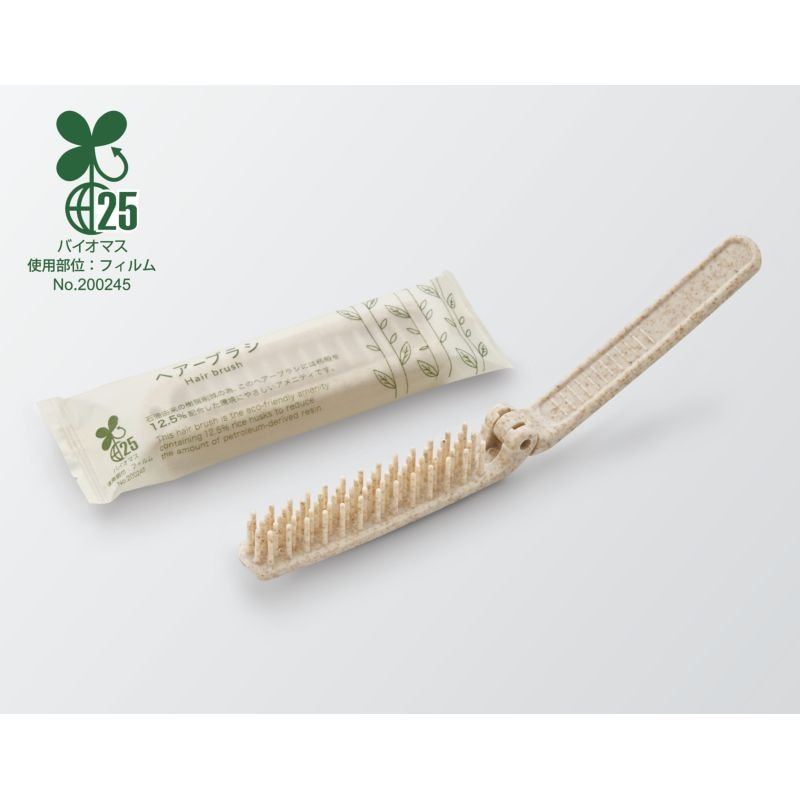 ハスク　二つ折りヘアーブラシ　H12　入数：1000個　単価：23円