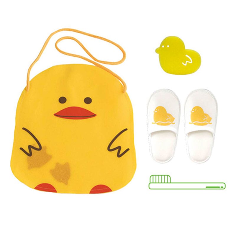 お子さま用アメニティセット　アヒル　不織布ポーチ入り　入数：100個　単価：220円