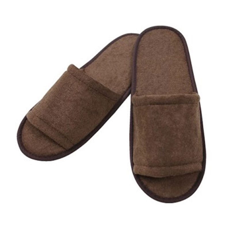 スリッパ　茶（袋入）　入数：250個　単価：58円