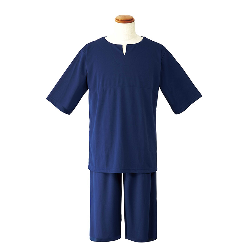 リゾートウェア インディゴ M