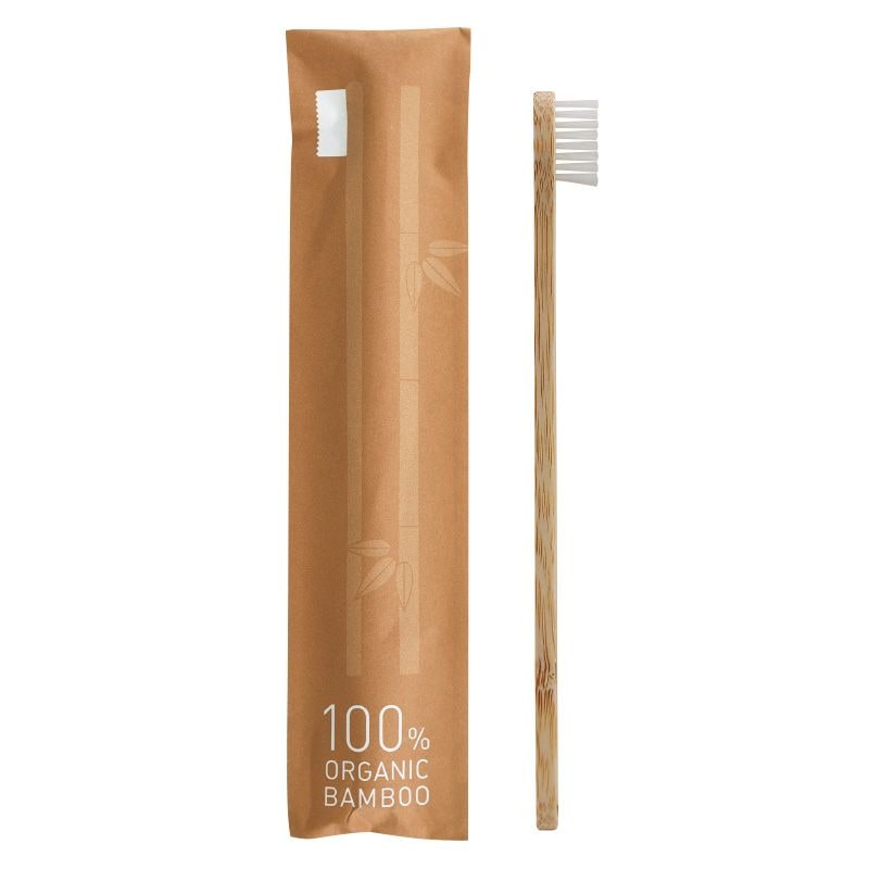 MiYO ORGANIC(ミヨオーガニック)　竹歯ブラシ 平型タイプ　入数：100本　単価：162円