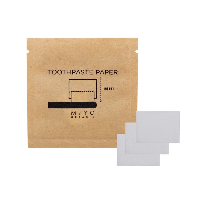 MiYO ORGANIC(ミヨオーガニック)　歯磨きペーパー3枚入　入数：50袋　単価：80円