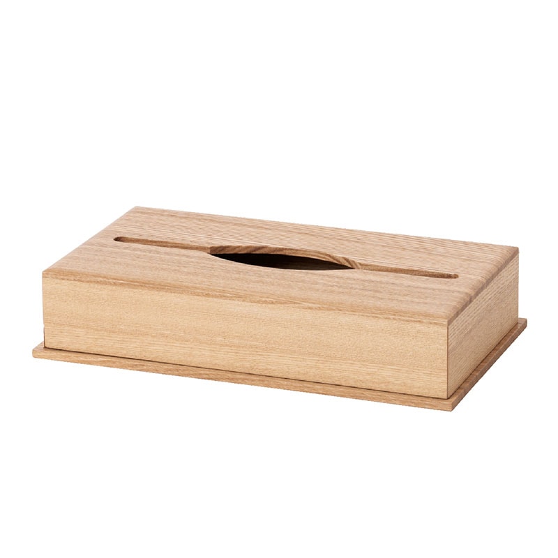 木製ペーパータオル入れ　ナチュラル　サイズ：W295×D165×H60mm