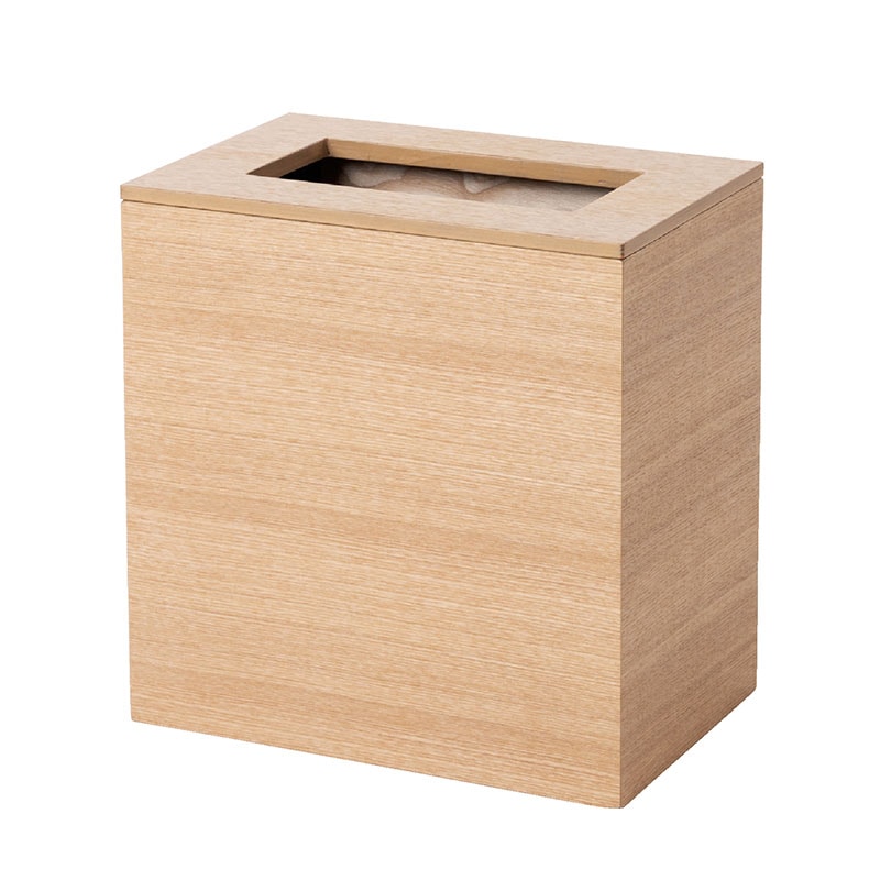 木製ごみ入れ　L　ゴミ箱　ナチュラル　サイズ：W270×D180×H280mm