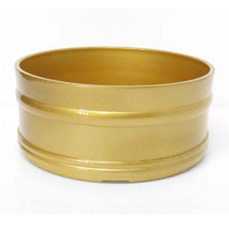 湯桶　ゴールド　サイズ：φ220 x H100mm　入数：2個　単価：2920円