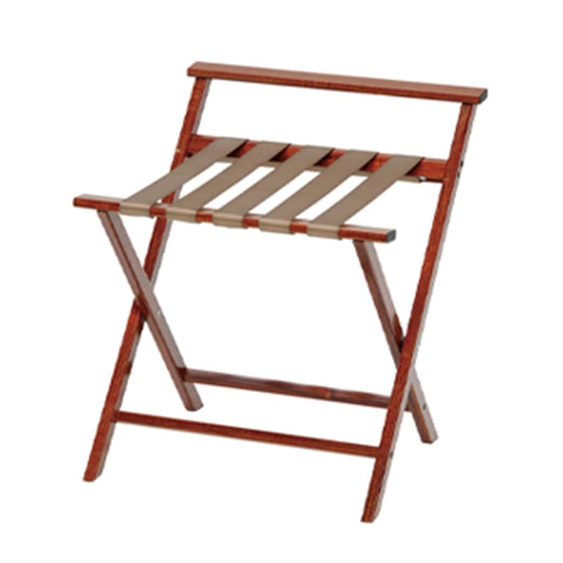 ウッドルックバゲージラック　ウォルナット　サイズ：W515×D515(445)×H470mm