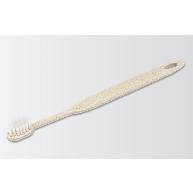 e-クリアシリーズ　歯ブラシセット　ハニービー（平切） H35　刻印　3g　籾殻35% ナチュラル　入数：2000個　単価：19.5円