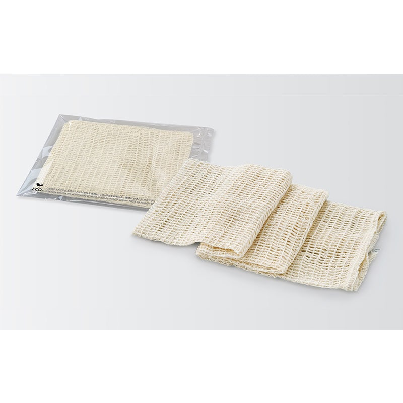 e-クリアシリーズ　ボディタオル　コットン100% コットン100%　入数：500個　単価：56円