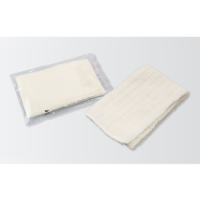 e-クリアシリーズ　ボディフォームタオル　　コットン80％ コットン80％　入数：500個　単価：56円