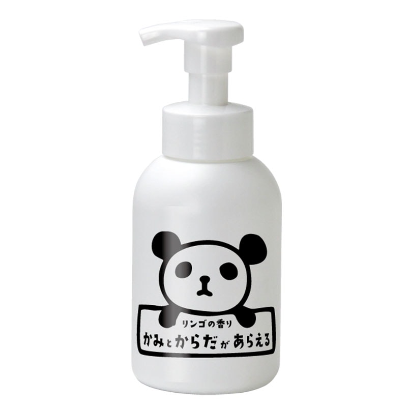 こどもフォーム全身洗浄料用アプリケーター　黒パンダ350ml　単価：313円