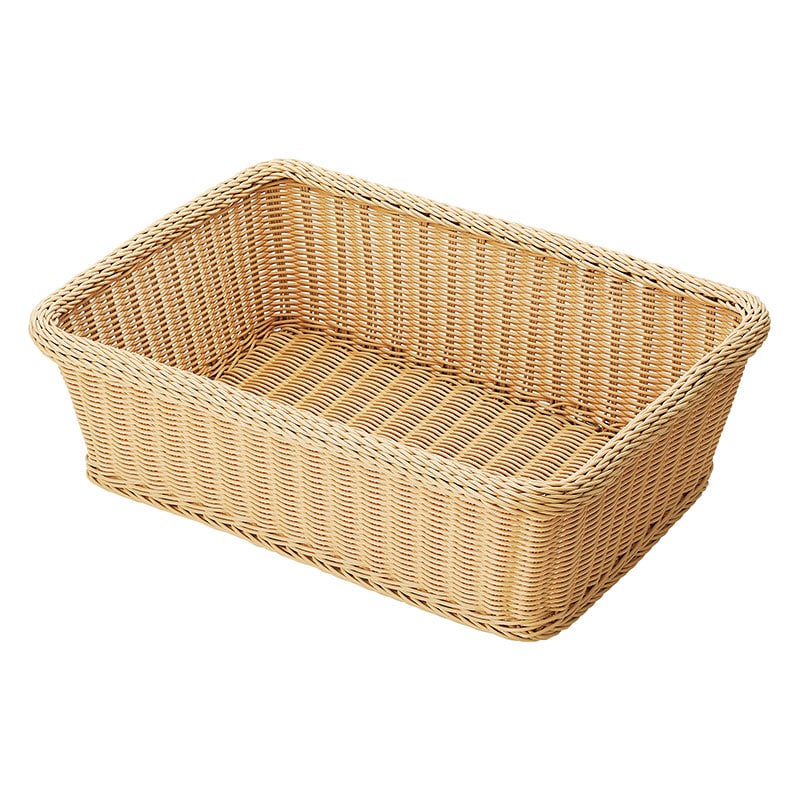 【70周年感謝際】脱衣カゴ　ランドリーバスケット(大)　アイボリー　サイズ：W540×D380×H175mm