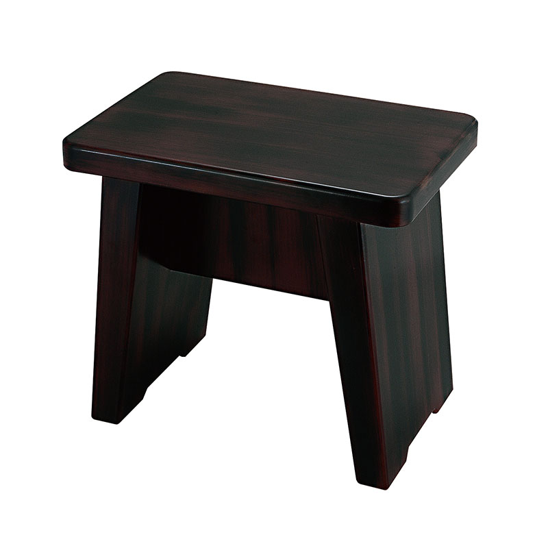 【70周年感謝際】湯椅子　風呂いす　チーク刷毛目　サイズ：W340xD220xH300